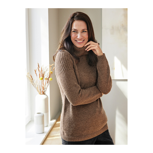 Bild von Alpaka-Pullover Rollkragen – Wohlig warm und stilvoll