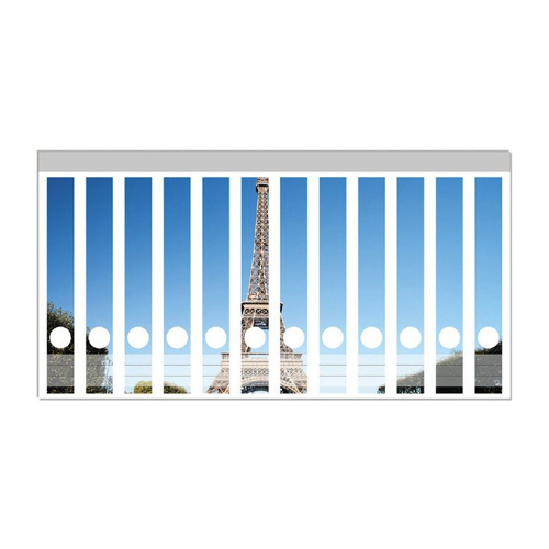 Bild von Wallario Etiketten Eiffelturm - Ordnerrücken-Sticker für jeden Anlass