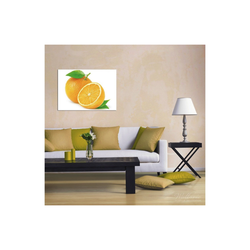 Bild von Lebendige Wandkunst: Wallario Orangen Kunstdruck
