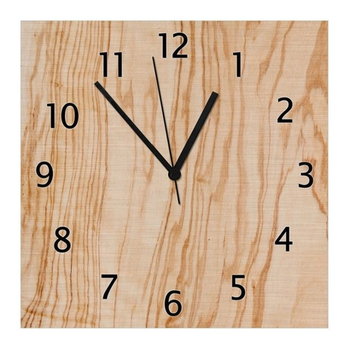 Bild von Wallario Wanduhr Holzmuster - Oberfläche mit Holzmaserung VI