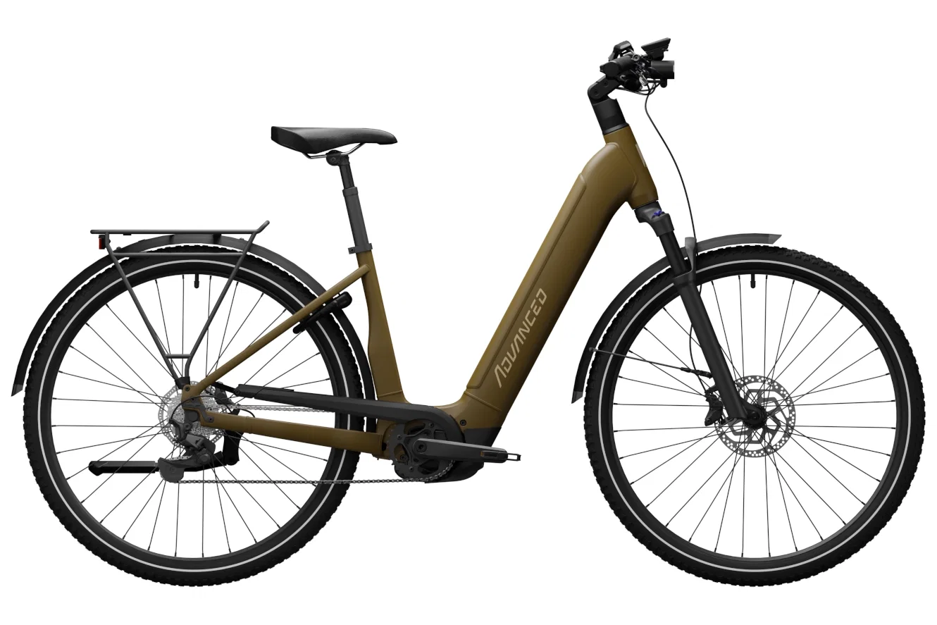 Bild von Advanced Bikes TREKKING Pro 750 Enviolo TR Gates Wave khaki 50 cm (20") - M 2024