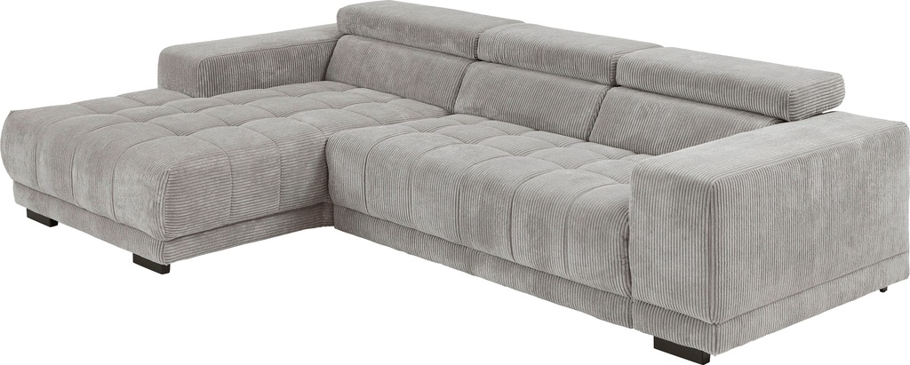 Bild von Die PlanBar Ecksofa "MP-IN15053 L-Form", mit Kopfteilverstellung, wahlweise mit manueller Vorziehbank