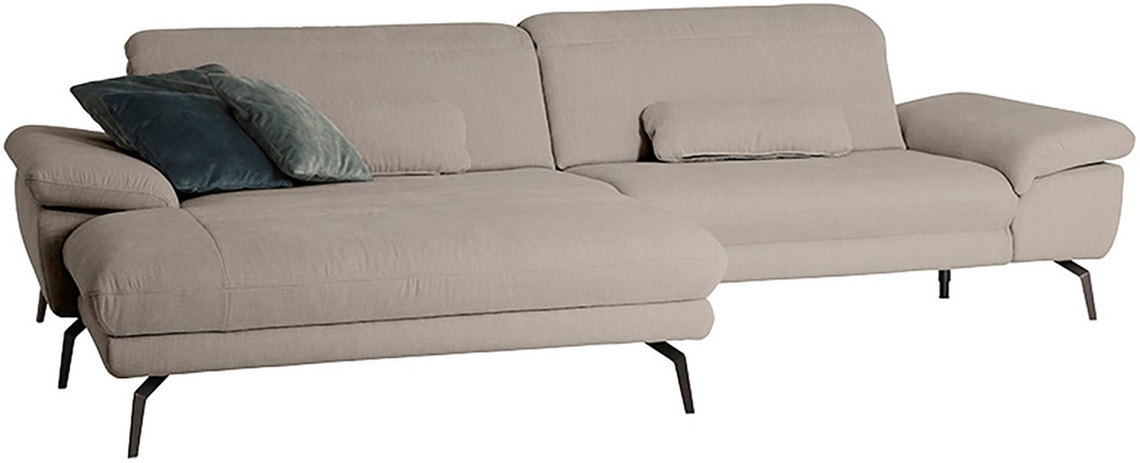Bild von Die PlanBar Ecksofa "MP-IN22025 L-Form", (Set), mit Kopfteilverstellung, wahlweise mit motorischem Canape