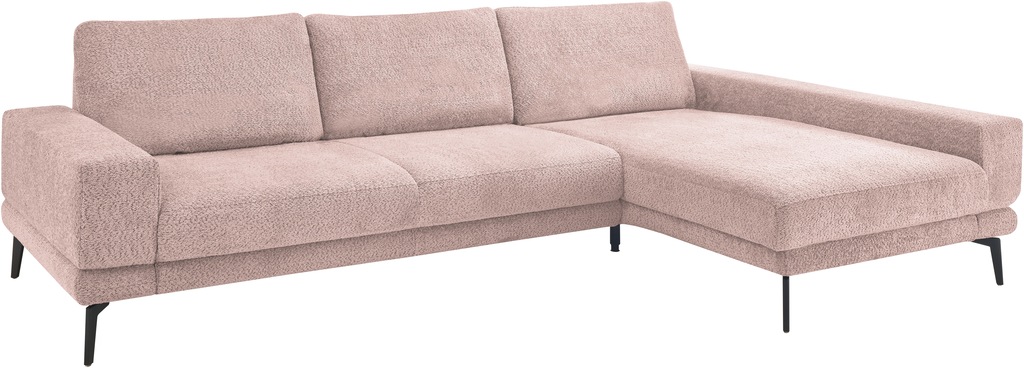 Bild von set one by Musterring Ecksofa "SO 3600", Metallfuß schwarz in zwei Höhen, verschiedene Farben, B 293 x T 180 cm