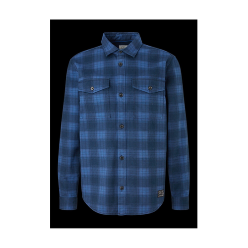 Bild von QS by s.Oliver Hemd Blau Regular Fit für Herren - S
