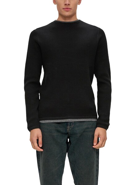 Bild von QS Strickpullover, mit schlichtem Strick-Muster