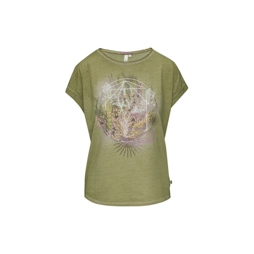 Bild von QS by s.Oliver T-shirt Grün Figurbetont für Damen - L