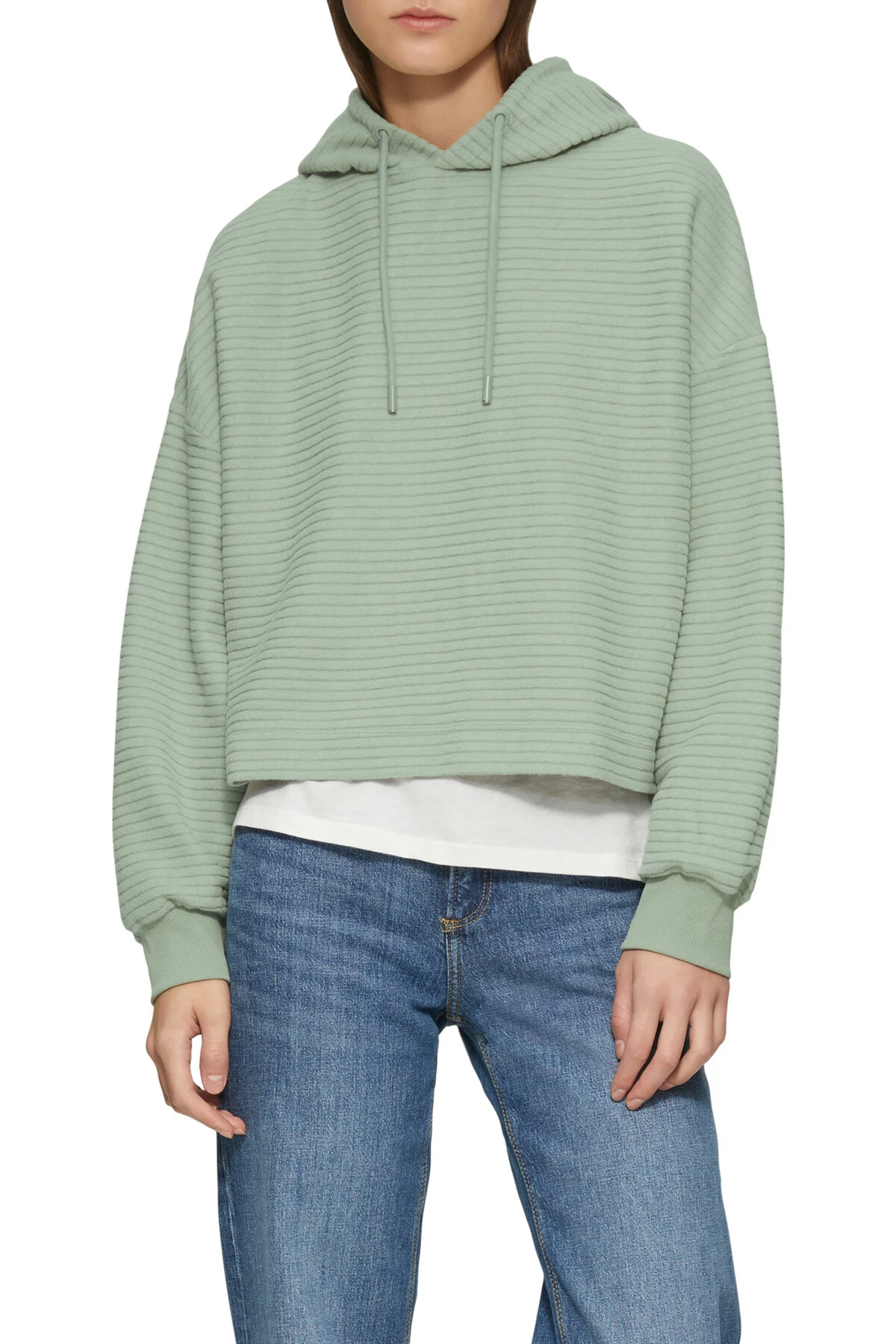 Bild von QS by s.Oliver Lässiges Kapuzen-sweatshirt Aus Weichem Material Mit Rundhalsausschnitt für Damen - L