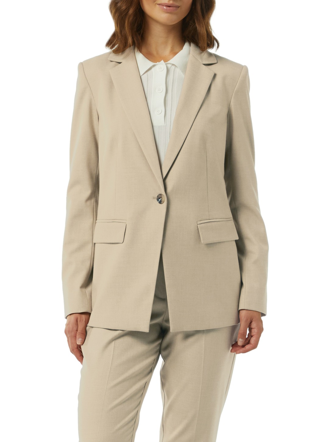 Bild von comma, Blazer, Reverskragen, für Damen, beige, 38