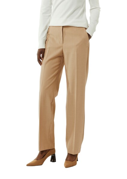 Bild von comma, Stoffhose, Bügelfalten, für Damen, braun, 38