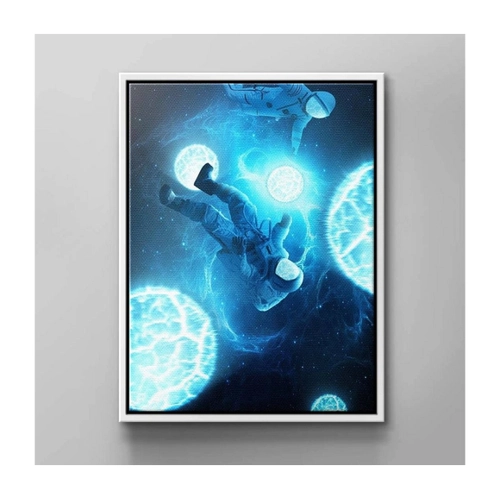 Bild von DOTCOMCANVAS® Leinwandbild - Blue Astronaut
