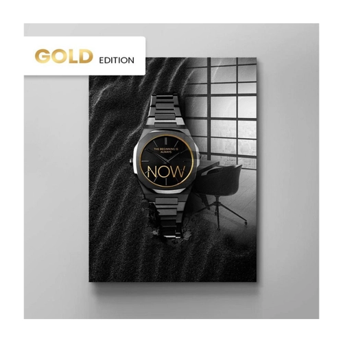 Bild von Blattgoldbild Pure Attitude – Elegante Wanddekoration aus Deutschland