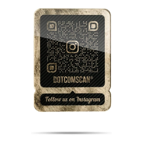 Bild von Premium Instagram Social Media QR-Code Schild von DOTCOMSCAN®