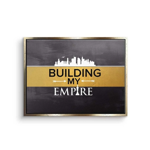 Bild von Leinwandbild Building my Empire von DOTCOMCANVAS®