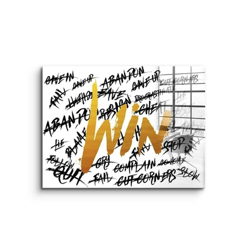 Bild von Elegantes Acrylglasbild mit Motivationsspruch von DOTCOM CANVAS®