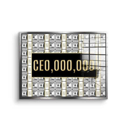 Bild von Acrylglasbild mit Motivationsspruch – CEO.000.000