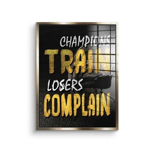 Bild von Acrylglasbild mit Motivationsspruch von DOTCOM CANVAS®