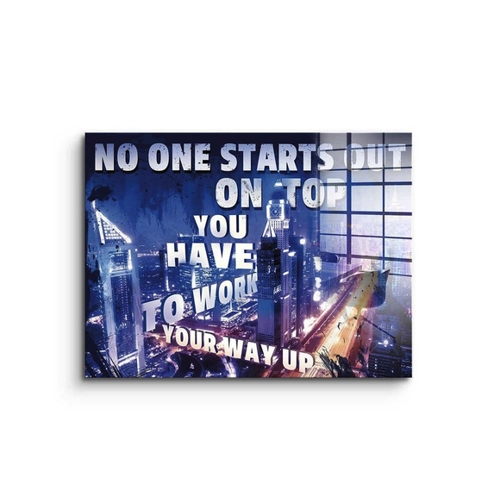 Bild von Acrylglasbild "Work Your Way Up" von DOTCOM CANVAS®
