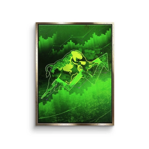 Bild von Premium Leinwandbild im Pop Art Stil - Green Power