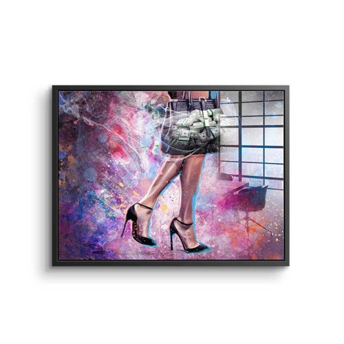 Bild von Acrylglas Wandbild BOSS LADY von DOTCOMCANVAS®