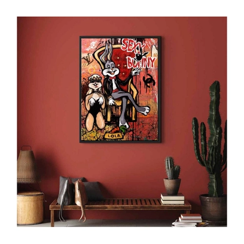 Bild von Leinwandbild Sexy Lola von DOTCOMCANVAS® - Ein Kunstwerk für jeden Raum