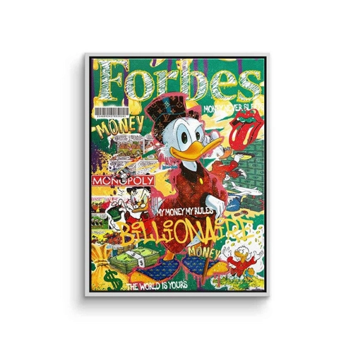 Bild von DOTCOMCANVAS® Leinwandbild Forbes Vol. 2 - Pop Art Collage