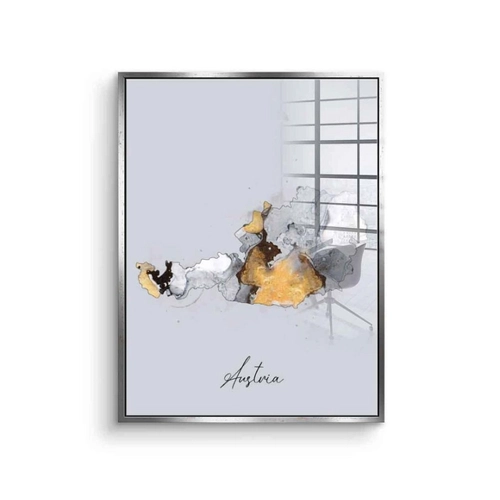 Bild von Acrylglasbild DOTCOMCANVAS® - Abstract Countries - Austria