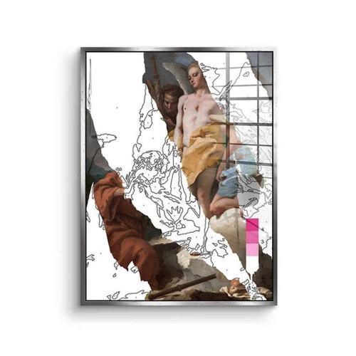 Bild von DOTCOMCANVAS® Acrylglasbild Sorrow - Michelangelo Sorrow Engel Pop Art