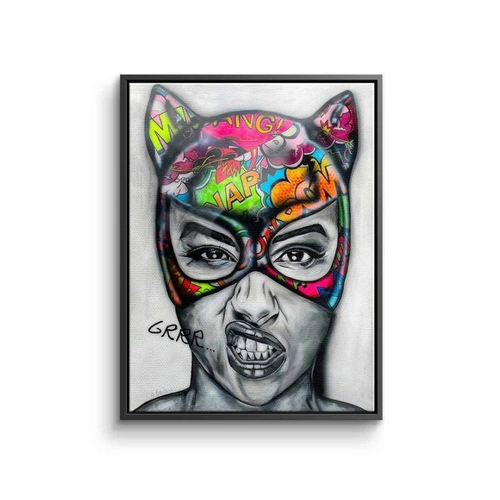 Bild von DOTCOMCANVAS® Leinwandbild "Grrr" – Kunst für dein Zuhause