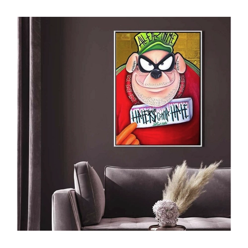 Bild von DOTCOMCANVAS® Leinwandbild "Haters gonna hate"