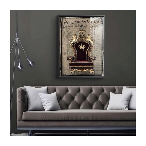 Bild von DOTCOMCANVAS® Acrylglasbild All the Way – Motivation und Erfolg für dein Zuhause