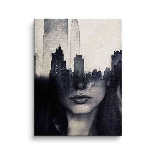 Bild von Abstraktes Leinwandbild von DOTCOMCANVAS® – Mind Game