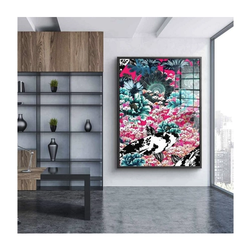 Bild von DOTCOMCANVAS® Acrylglasbild Koi Japan Sun - Ein farbenfrohes Wandbild für jeden Raum