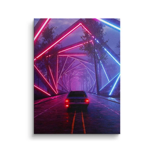 Bild von DOTCOMCANVAS® Premium Leinwandbild "Drive" von Davansh Atry