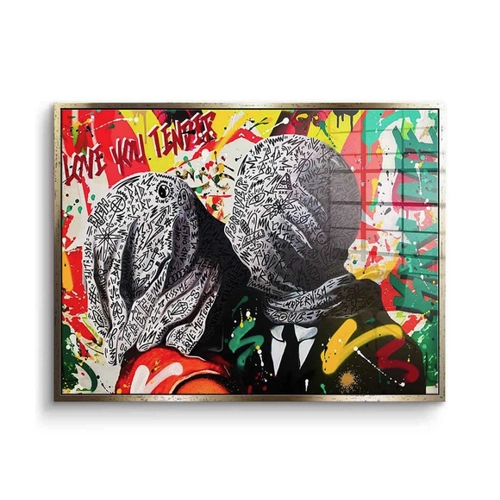 Bild von Acrylglasbild LES AMANTS DE LA RUE von DOTCOMCANVAS®