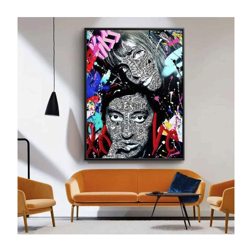 Bild von Leinwandbild von DOTCOMCANVAS® – SERGE & JANE FOREVER