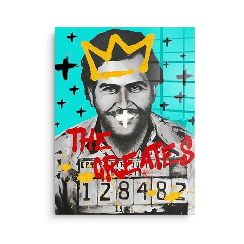 Bild von Premium Acrylglasbild von DOTCOMCANVAS® mit Pablo Escobar