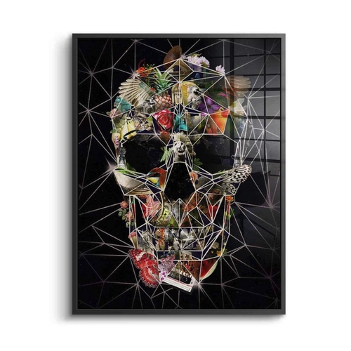 Bild von Premium Acrylglasbild mit Totenkopf Motiv von DOTCOMCANVAS®