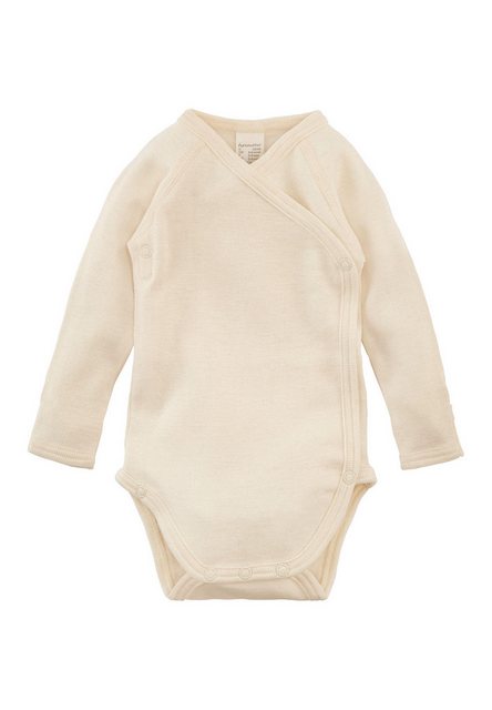 Bild von hessnatur Wickelbody Mädchen und Jungen Unisex aus Bio-Baumwolle mit Merinowolle und Seide | nachhaltig und fair hergestellt (Fair Wear Foundation)