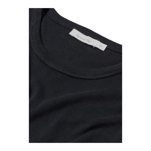 Bild von hessnatur Damen Softrib Shirt Fitted aus Bio-Baumwolle und TENCEL™ Modal - blau - Größe 34