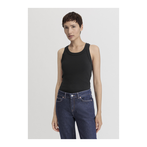 Bild von hessnatur Rib Top Slim Damen – Nachhaltigkeit trifft Stil