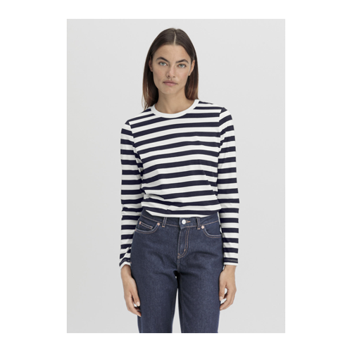 Bild von Hessnatur Damen Shirt Streifen Regular aus Bio-Baumwolle