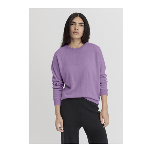 Bild von Hessnatur Damen Pullover Regular aus Kaschmir - lila - Größe 48