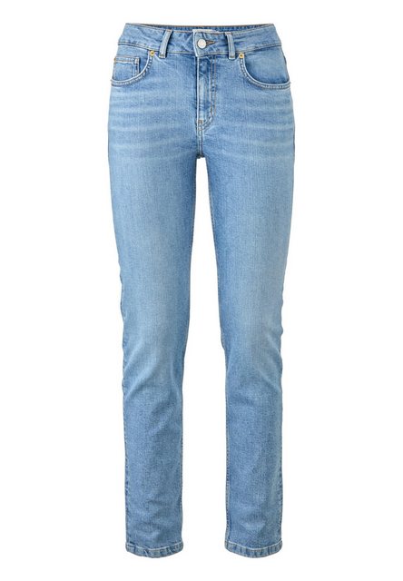 Bild von hessnatur Damen Jeans LEA Mid Rise Slim aus Bio-Denim - blau - Größe 31/32