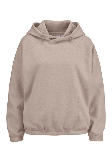 Bild von hessnatur Loungewear Fleece Hoodie Oversized ACTIVE COMFORT aus Bio-Baumwolle - beige - Größe S