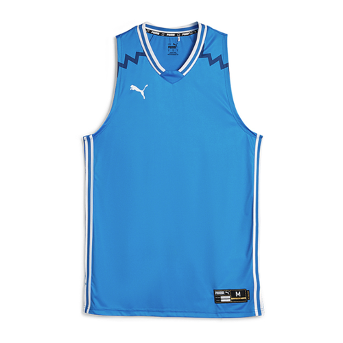 Bild von PUMA Hoops Team Game Basketballtrikot Damen 07 - Electric Blue Lemonade