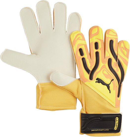 Bild von PUMA Ultra Play Regular Cut Torwarthandschuhe 09 - sunset glow/sun stream/puma black 8