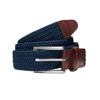 Bild von PUMA Braided Weave Gürtel Herren 02 - deep navy L/XL