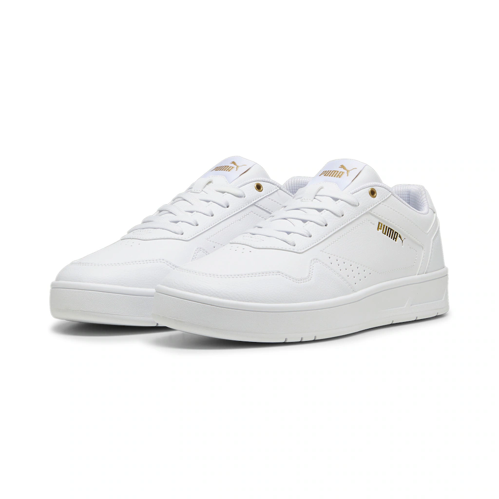 Bild von PUMA Unisex Court Classic Turnschuhe, Puma White Puma Gold, 37 EU