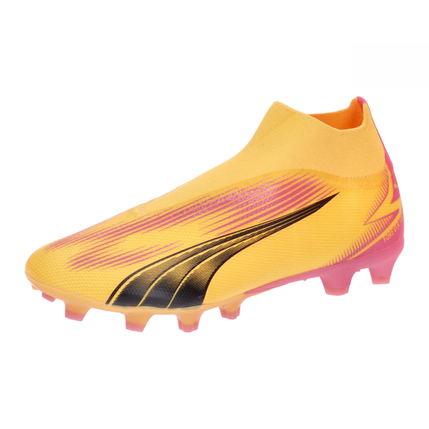 Bild von Puma Men Ultra Match+ Ll Fg/Ag Soccer Shoes, Sun Stream-Puma Black-Sunset Glow, 46 EU